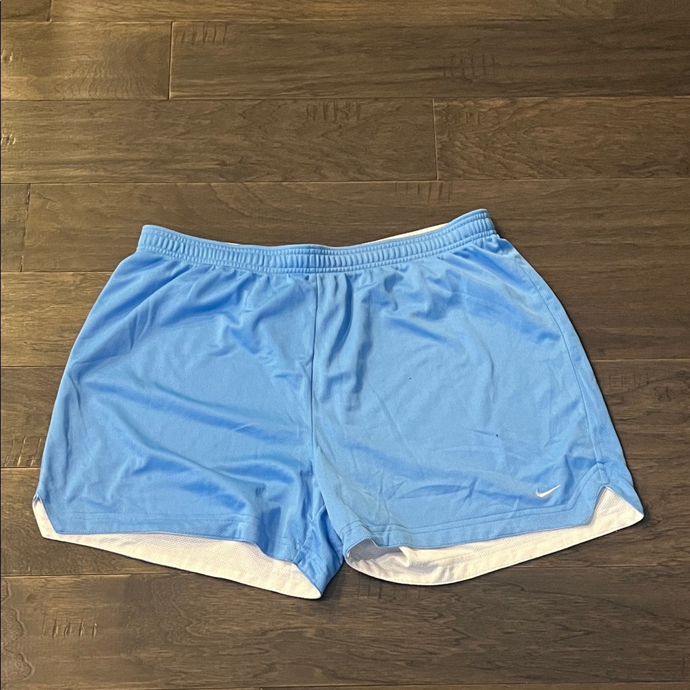 Nike Reversible Mesh Shorts blue white Women’s Size XL 16-18
